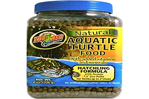 Zoo Med Natural Aquatic Turtle Food 226g, Aufzuchtfutter für Wasserschildkröten von Zoo Med