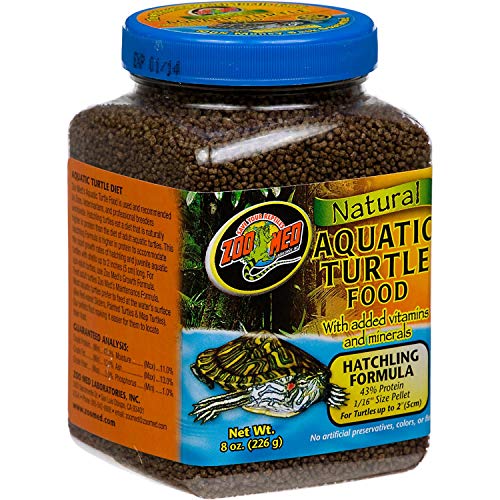 Zoo Med Natural Aquatic Turtle Food 226g, Aufzuchtfutter für Wasserschildkröten von Zoo Med