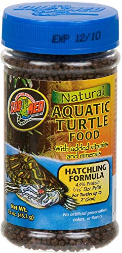 Zoo Med Natural Aquatic Turtle Hatchling Food Vitamin Mineral 1.6 oz - 10 Pack von Zoo Med