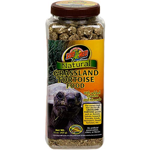 Zoo Med Natural Grassland Tortoise Food 425g, Futterpellets für Landschildkröten von Zoo Med