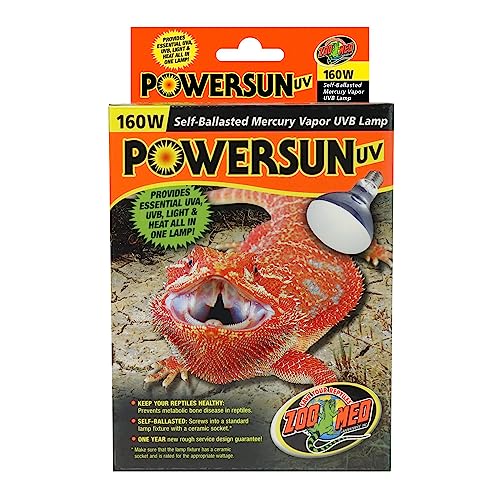 Zoo Med PUV-10E PowerSun UV Lampe für Reptilien 160 Watt von Zoo Med