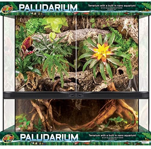 Zoo Med Paludarium Sumpfkasten aus Glas und Metall zur Schaffung natürlicher Umgebung für exotische Tiere, Amphibien, Reptilien, 91 x 91 x 46 cm von Zoo Med