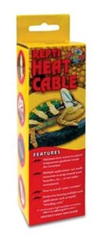 Zoo Med RHC-15E Repti Heat Cable, 15 W, 3.5 m Heizkabel, Wärmequelle im Terrarium von Zoo Med