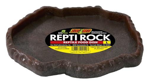 Zoo Med Repti Rock Food Dish LG, Futternapf für Reptilien, L (1er Pack) von Zoo Med