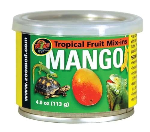 Zoo Med Tropical Fruit Mix-ins Mango, Ergänzungsfuttermittel für Reptilien von Zoo Med