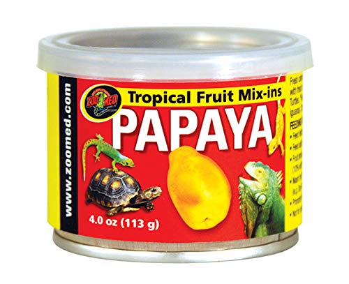 Zoo Med Tropical Fruit Mix-ins Papaya Reptile Food, 3.4-Ounce - 2 Pack von Zoo Med