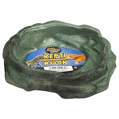 Zoo Med WD-30E Repti Rock Water Dish, MED, Wassernapf für Reptilien, Farblisch sortiert von Zoo Med