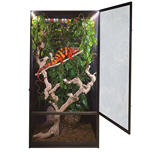 Zoomed NT-17E ReptiBreeze Deluxe 61 x 61 x 122 cm - Alumnium-Gaze-Terrarium inklusiv LED-Beleuchtung von Zoo Med