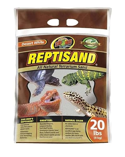 Zoomed SW-20 ReptiSand Desert White, 9 kg - die perfekte Grundlage zur Gestaltung von Wüsten Terrarien von Zoo Med