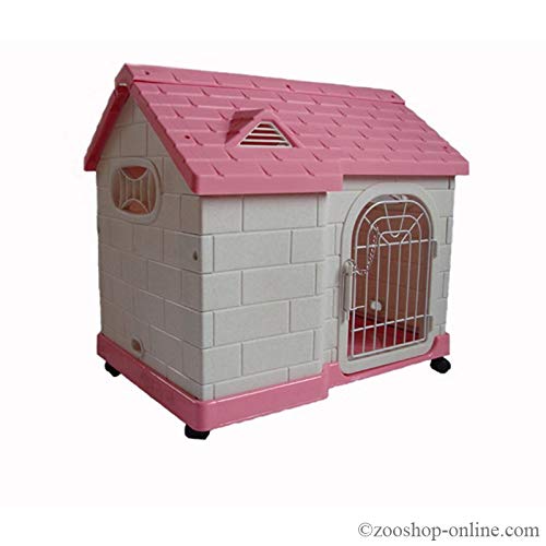 Zoo-Shop Hundehaus Hundehütte Hundebett Villa 64x46x59cm auch für Katzen! von Zoo-Shop