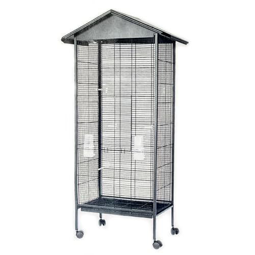 XXL Vogelkäfig Voliere 156x78x48cm Vogelhaus Kanarien Wellensittich Papageien von ZooPaul