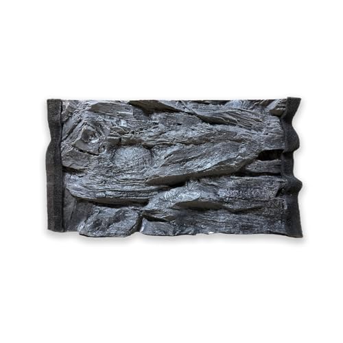 ZooPaul 3D Aquarium Rückwand Struktur grau 50x30 cm von ZooPaul