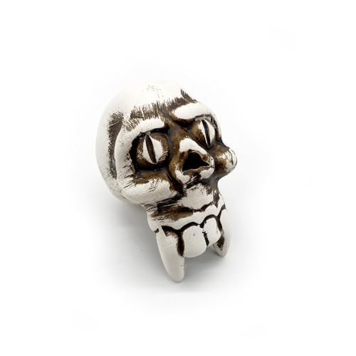 ZooPaul Keramik Deko Dekoration Aquarium Terrarium Totenkopf Skull Schädel groß von ZooPaul