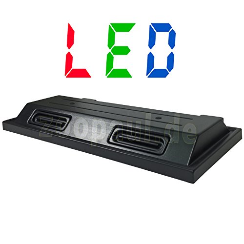 ZooPaul LED 100x40 cm Aquarium Terrarium Abdeckung Beleuchtung schwarz Deckel 100 Lux von ZooPaul