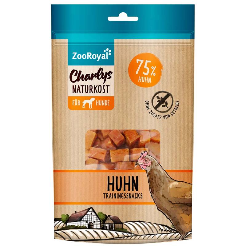 ZooRoyal Charlys Naturkost Trainingssnack Huhn 3x100g von ZooRoyal Charlys Naturkost