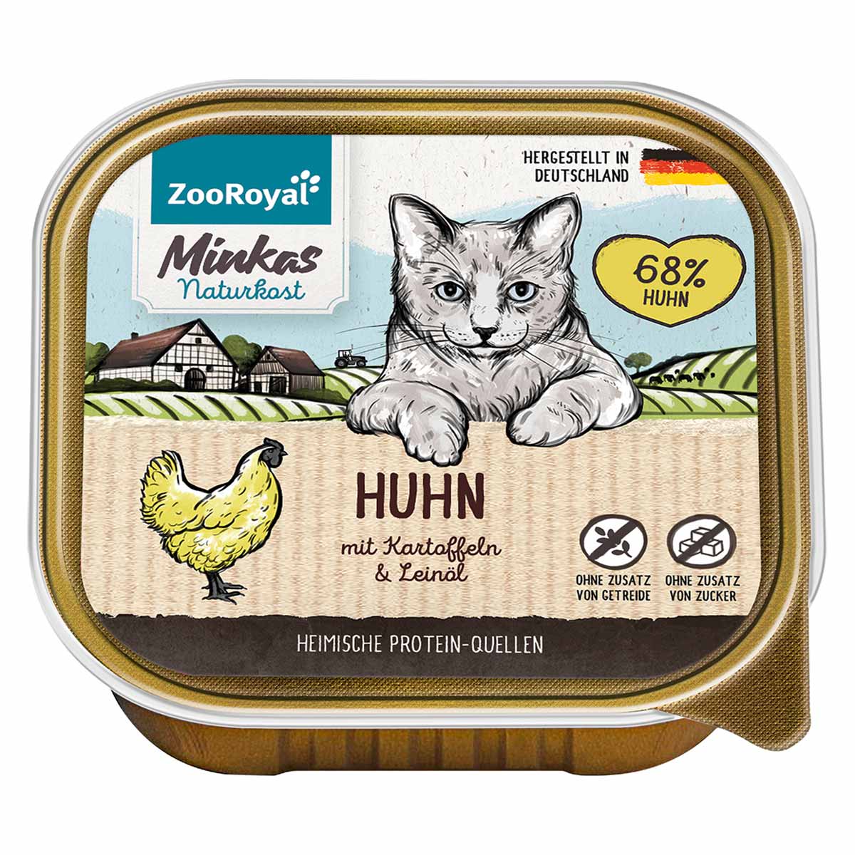 ZooRoyal Minkas Naturkost Huhn mit Kartoffeln 100g von ZooRoyal Minkas Naturkost