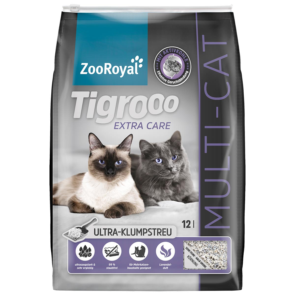 ZooRoyal Tigrooo Multi-Cat 2x12l von ZooRoyal Tigrooo