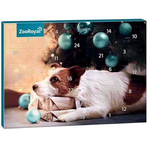 ZooRoyal Adventskalender 2024 Hund 242g Weinachsgeschenke Hundsnack Probierpacket von ZooRoyal