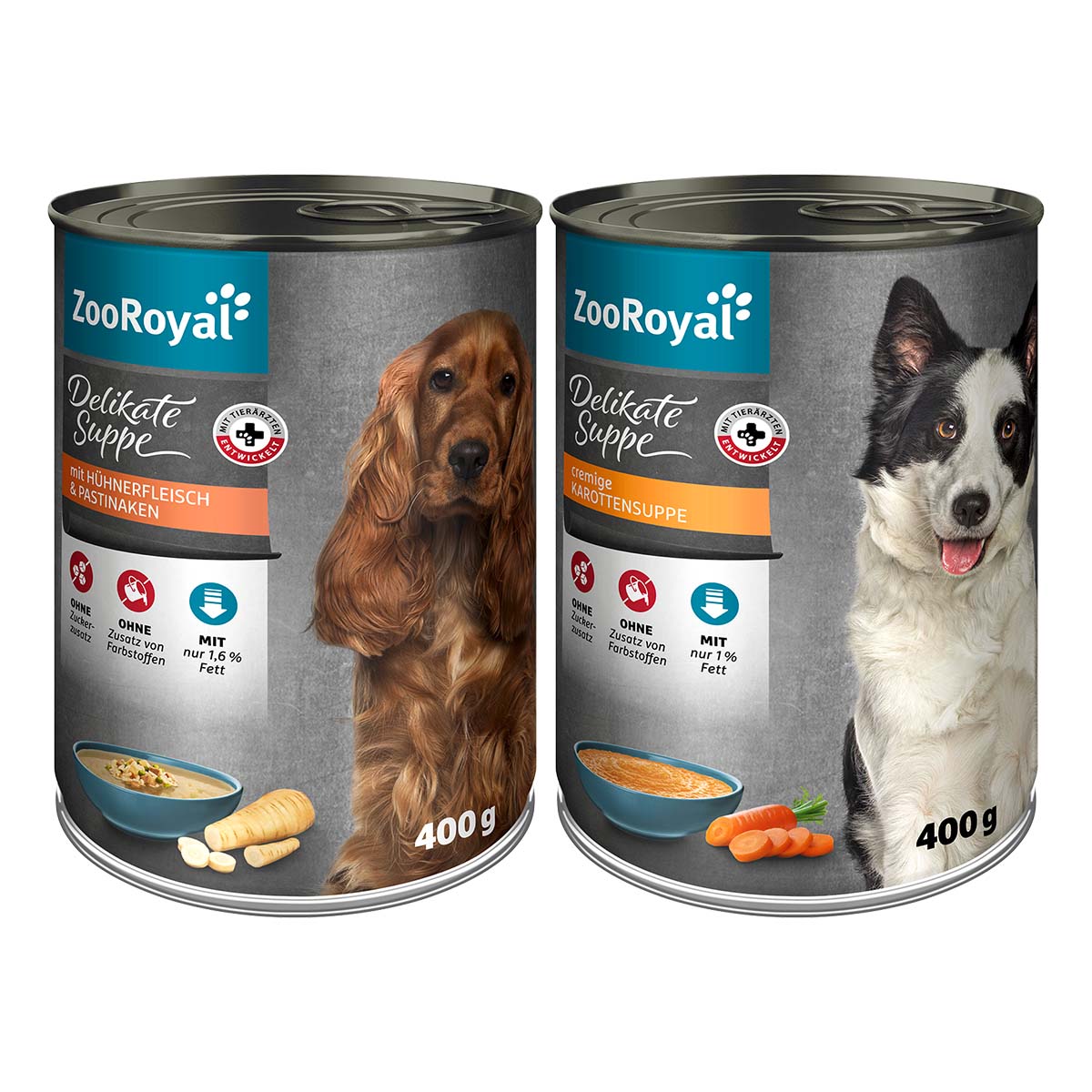 ZooRoyal Delikate Suppe Mixpaket 12x400g von ZooRoyal