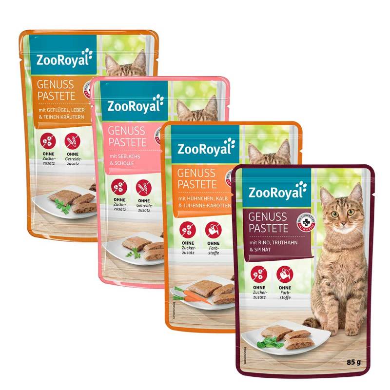 ZooRoyal Genuss Pastete Mixpaket 96x85g von ZooRoyal