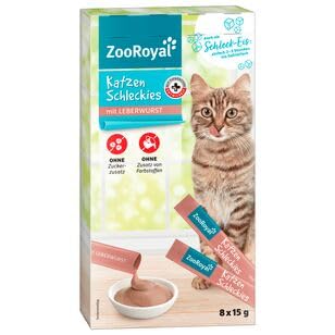 ZooRoyal Katzen Schleckies Leberwurst, 11er Pack (11 x 120g) von ZooRoyal