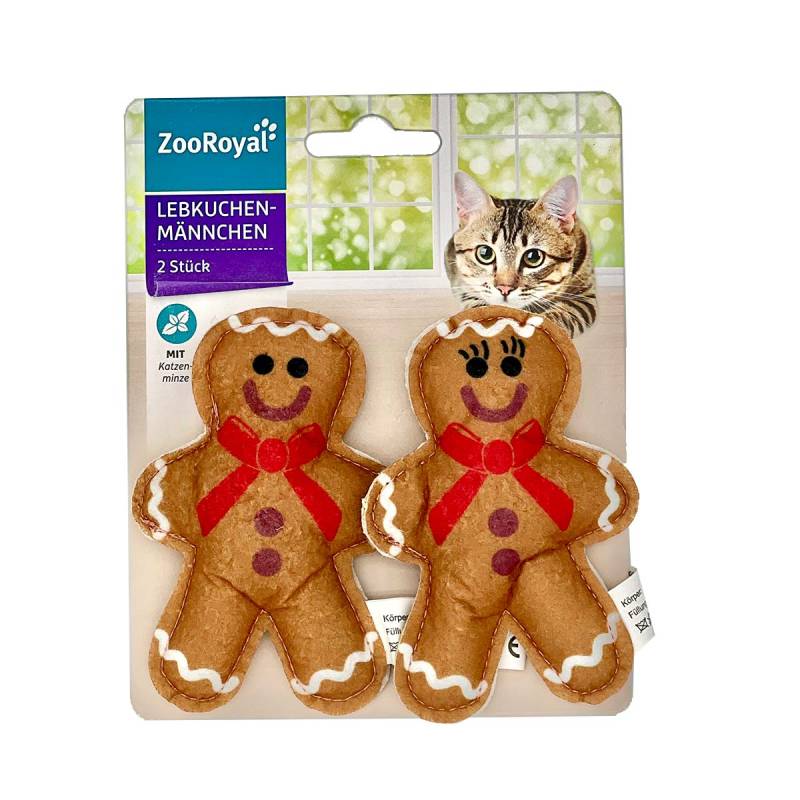 ZooRoyal Lebkuchenmännchen mit Katzenminze 2er Set von ZooRoyal