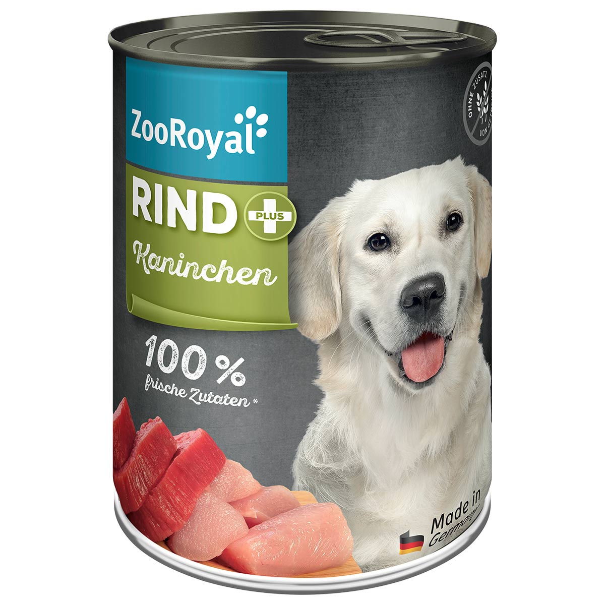 ZooRoyal Rind + Kaninchen 6x400g von ZooRoyal