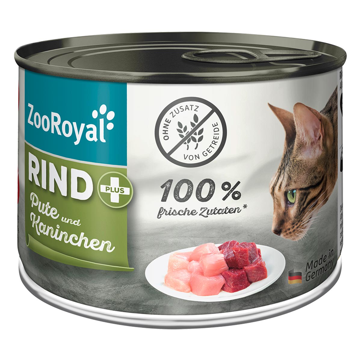 ZooRoyal Rind + Pute & Kaninchen 12x200g von ZooRoyal