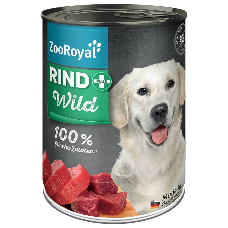 ZooRoyal Rind + Wild 6x400g von ZooRoyal