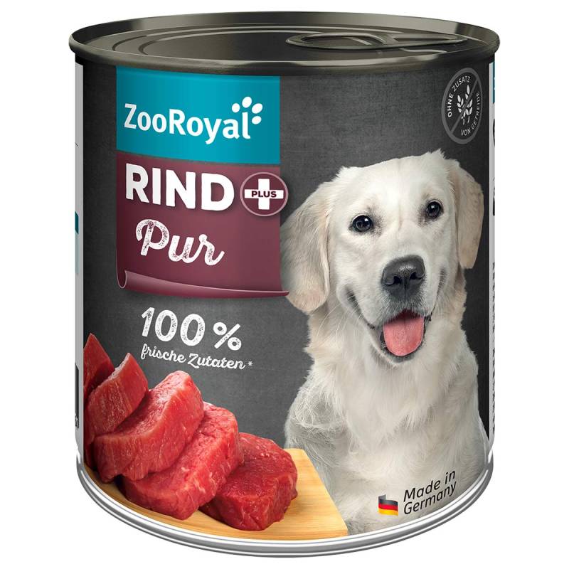 ZooRoyal Rind + pur 6x800g von ZooRoyal