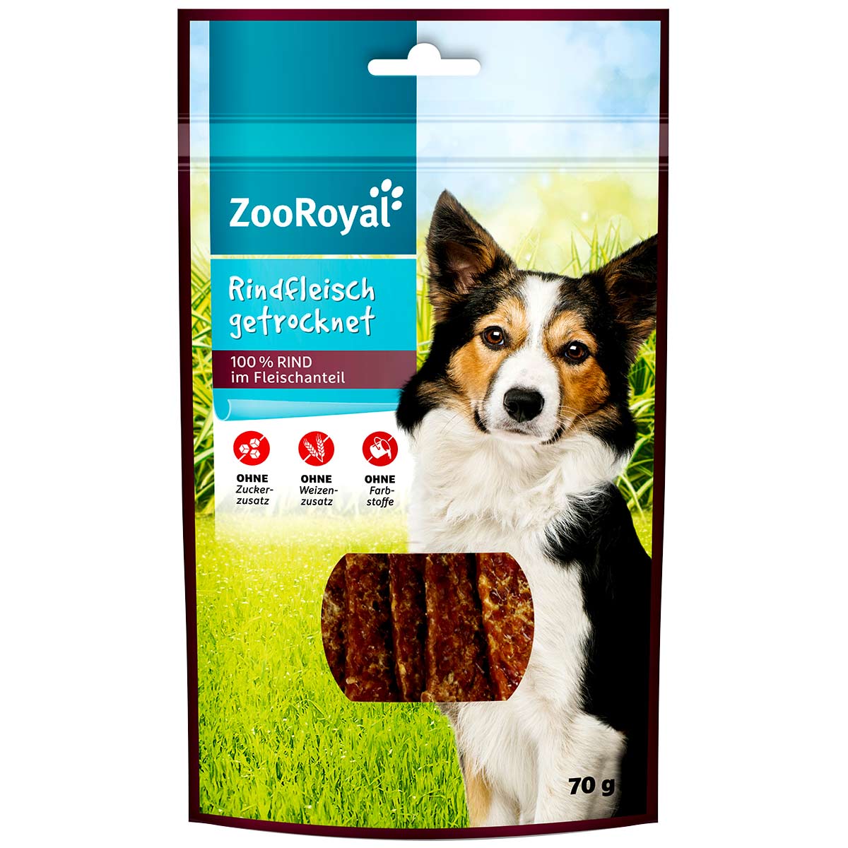 ZooRoyal Rindfleisch getrocknet 3x70g von ZooRoyal