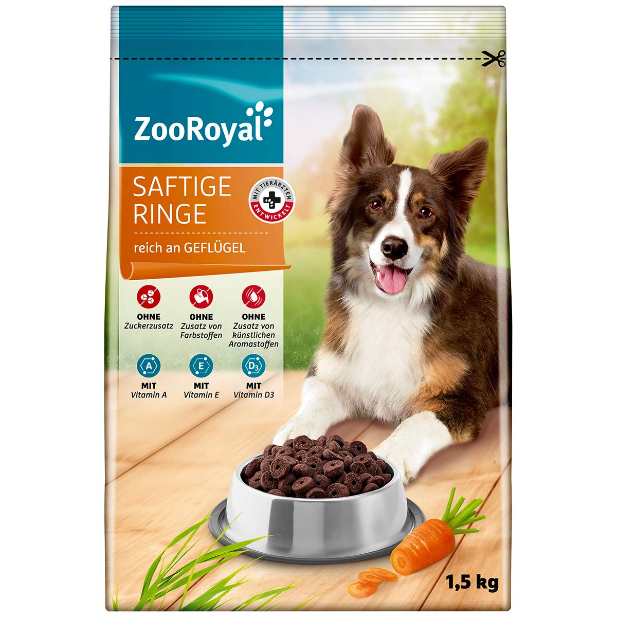 ZooRoyal Saftige Ringe reich an Geflügel 10x1,5kg von ZooRoyal