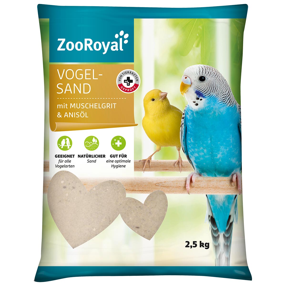 ZooRoyal Vogelsand mit Muschelgrit & Anisöl 2,5 kg von ZooRoyal