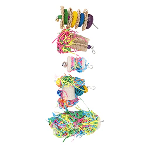 Zooke Parrot Shredder Toy Bird Luffa Dekoratives Spielzeug Toxic Free for Lovebird von Zooke