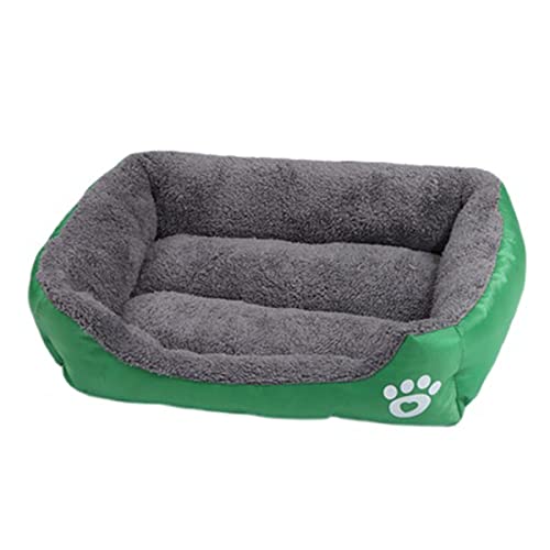 Haustier-Hundebett für kleine, mittelgroße und große Hunde, rutschfest, orthopädisches Hundesofa, bequeme Katze, Hundedecke, Kissen, Tiefschlafmatratze, Washbale (XXL, Grasgrün) von Zoomlie