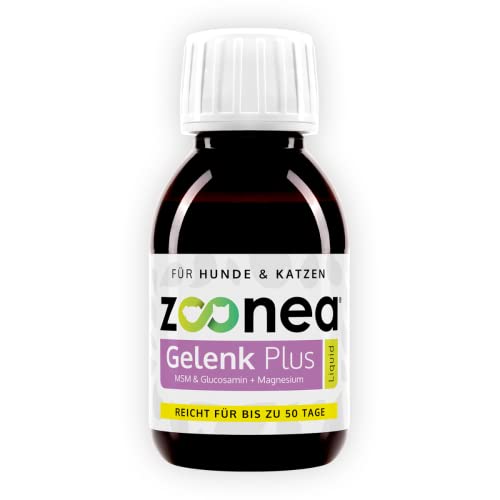 Zoonea® Gelenk Plus Liquid 100ml - Gelenk & Beweglichkeitsunterstützung für Hunde & Katzen | Abgestimmtes Verhältnis von MSM & Glucosamine + Magnesium | Mit praktischer Dosierpipette von Zoonea