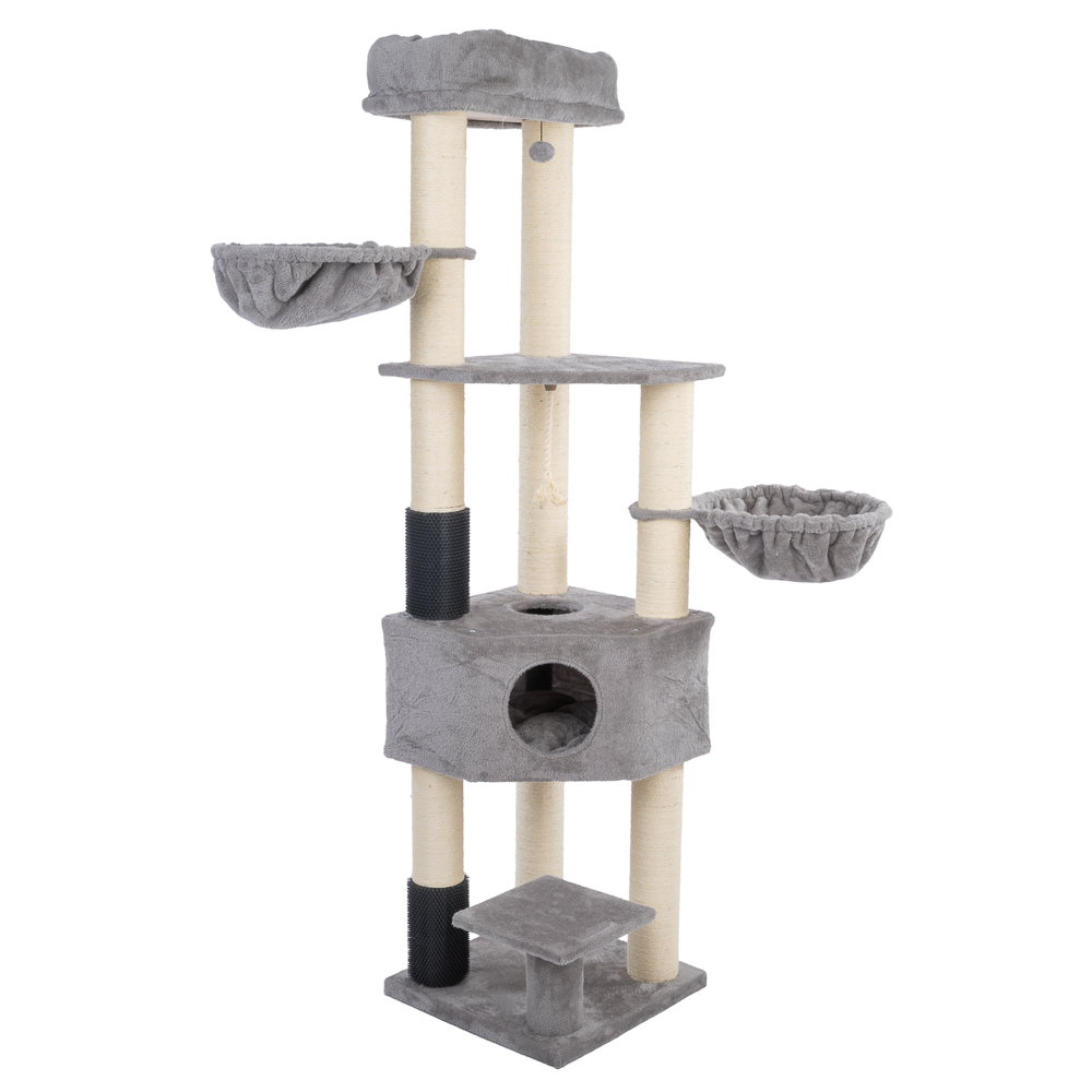 zooplus Basics Kratzbaum XXL - grau zooplus Basics Kratzbaum XXL - grau von Zooplus Basics