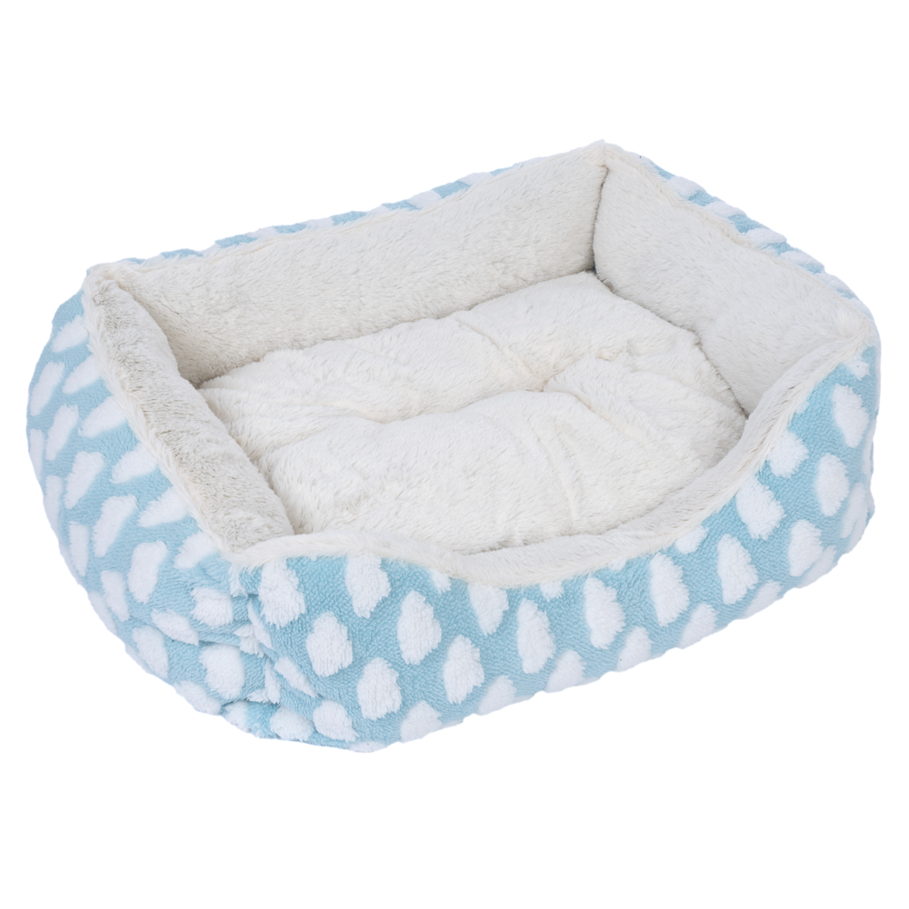 zooplus Basics Kuschelbett Fluffy - blau von Zooplus Basics