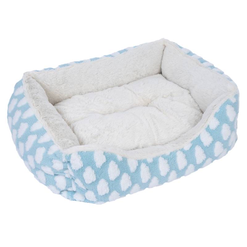 zooplus Basics Kuschelbett Fluffy - blau von Zooplus Basics