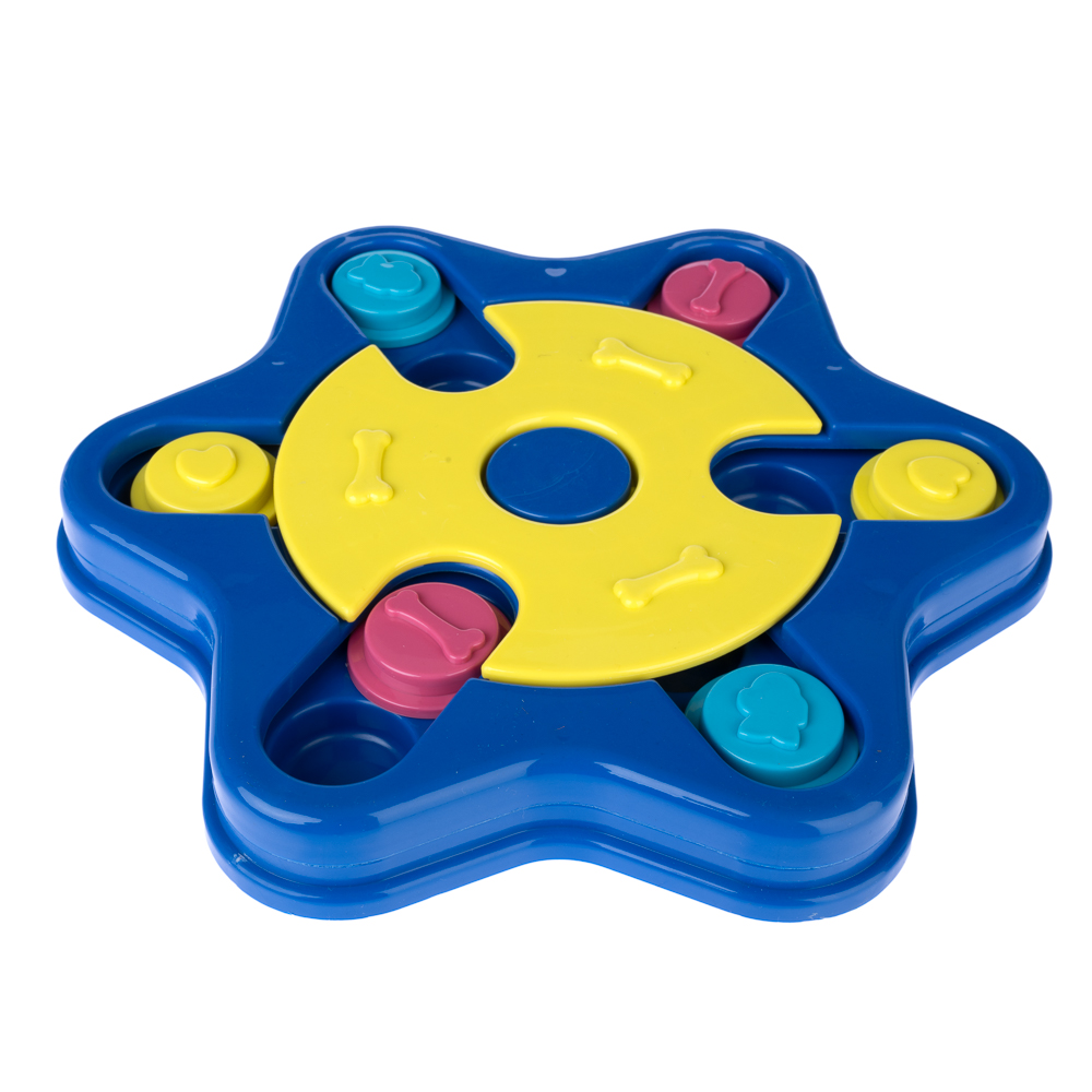 zooplus Basics Sechseckiges Puzzlespielzeug - Ø 25,5 x H 3 cm von Zooplus Basics