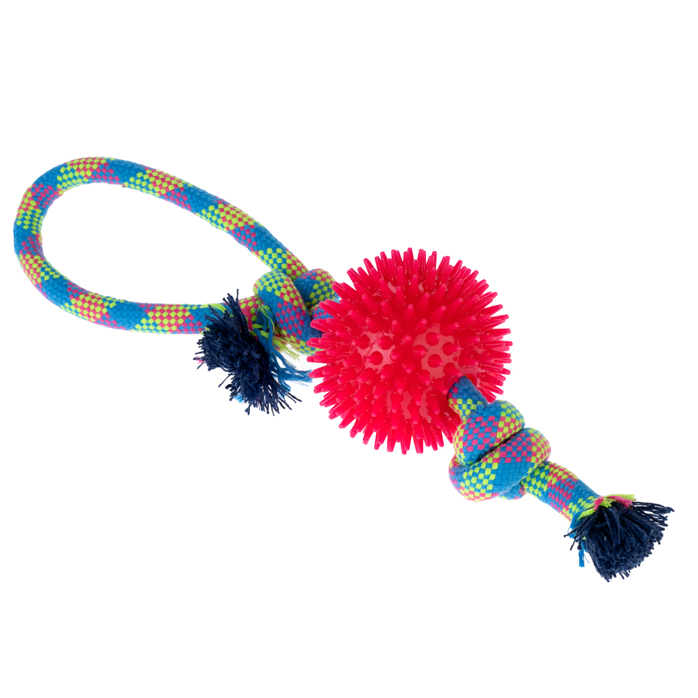 zooplus Basics Seil mit Ball - Ø 10 x L 32 cm von Zooplus Basics