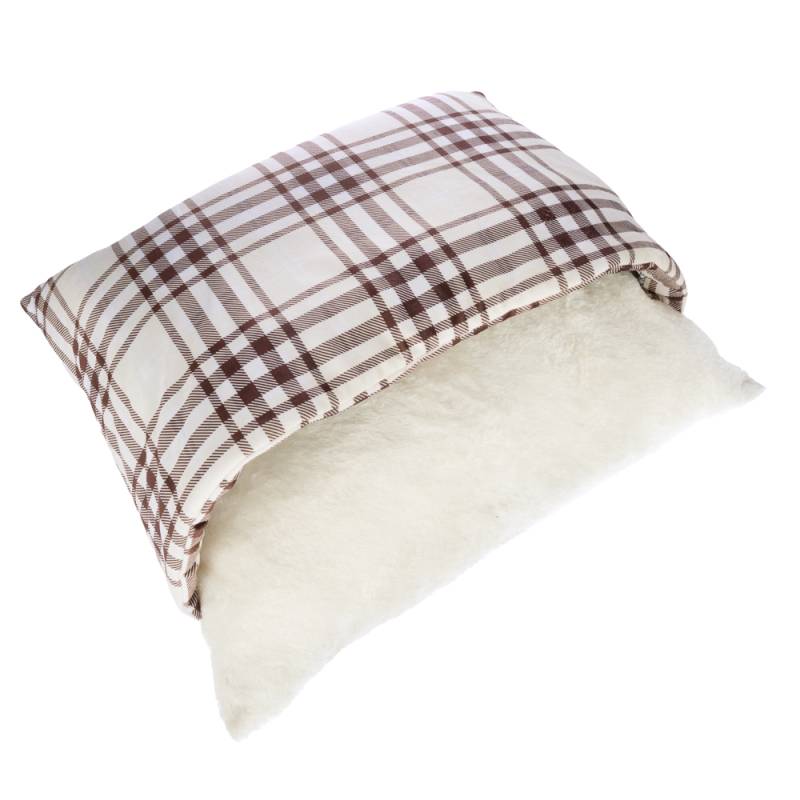 zooplus basics Karo Kuschelbett Kissen - Kissen: L 60 x B 50 x H 15 cm von Zooplus Basics