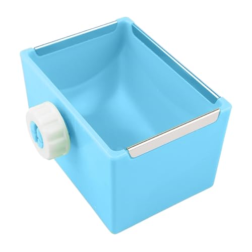 Hamster Bowl, Fixable Treat and Water Dispenser, Small Animal Food Dish, Sturdy & Stable for Dwarf Syrian Hamsters, Gerbils, Mice, Degus, and Other Pets, 7.5x6.5x10.5 cm von Zqkimzi