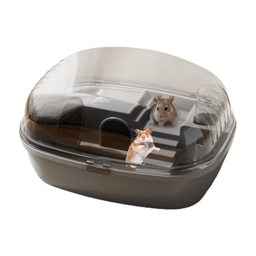 Hamsterkäfig Zubehör | Kleintierhaus | Tragbarer Hamsterkäfig, Multi-Hamsterkäfige, Rennmaus-Hausrad, Hamster-Habitat-Käfige Zwergkäfig für Hamster von Zqkimzi