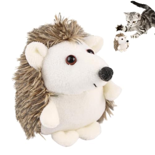 Hedgehog Dog Toy, Small Stuffed Animal Pet Toy, Cute Plush Toy, Interactive Hide and Seek Toy, Soft Dog Teether, Pet Toys for Chewing, Biting Pet Toy, Interactive Dog Teether, for Chewing Biting von Zqkimzi