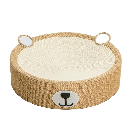 Katzenkratzer Karton Bett | Oval Katzenkratzpad | Indoor Katzenkratzer, Katzen Kratzlounge Bett Recycle Board für Möbel Schutz Katzen Kratzschale Katzen Trainingsspielzeug von Zqkimzi