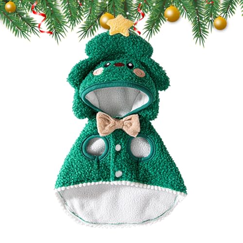 Pet Christmas Costumes, Dog Cat Holiday, Winter Warm Apparel, Pet Dress, Cat Dog Christmas, Cute Pet Outfit, Winter Warm Pet Cosplay Dress, Cozy Cat Dog Christmas Cape with Hat von Zqkimzi