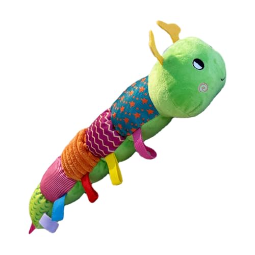 Zqkimzi Animal Dog Chew Toys for Puppies and Dogs - Soft Squeaky Crocodile and Caterpillar Toys for Small, Medium, and Large Breeds - Fun Interactive Play Pet Toy for Chewing and Entertainment von Zqkimzi