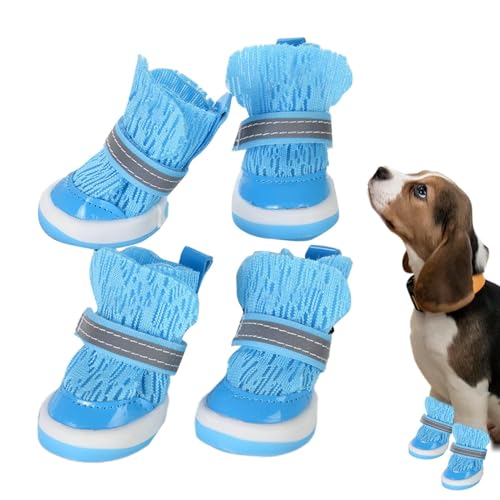 Zqkimzi Hundeschuhe | Hitzebeständige Welpenstiefel,4 Stück Pfotenschutz Für Outdoor Spaziergänge Wandern Zqkimzi Hundeschuhe | Hitzebeständige Welpenstiefel,4 Stück Pfotenschutz Für Outdoor Spaziergänge Wandern von Zqkimzi