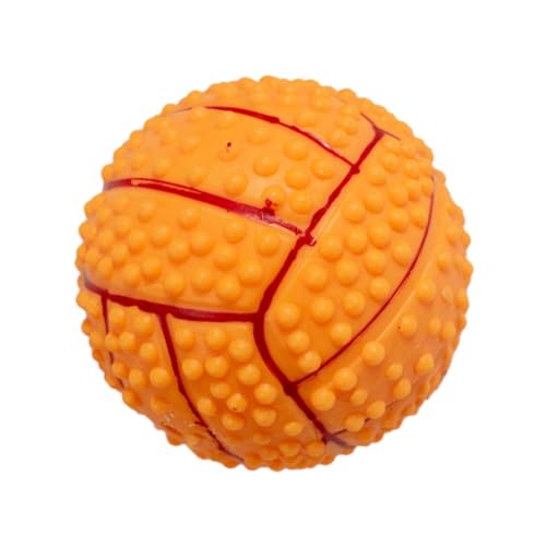 Zqkimzi Leckerli-Dosierender Hundeball, Hundetrainingsball Spielzeug, Quietschender Leckerli-Ball für Hunde, Interaktiver Hundetrainingsball, Ball-Futterspender Haustierspielzeug, Bissfestes von Zqkimzi